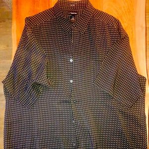 Claiborne men’s silk shirtsleeve dress shirt